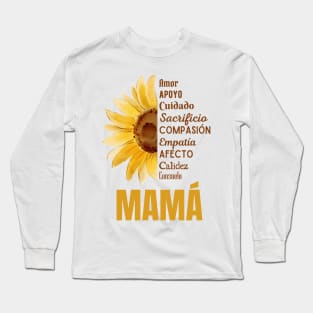 Dia De La Madre Long Sleeve T-Shirt